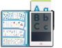 APLI KIDS 20142 - Pizarra LCD Educativa para Aprender y Dibujar, con Plantillas Reutilizables, +3 Años, Español