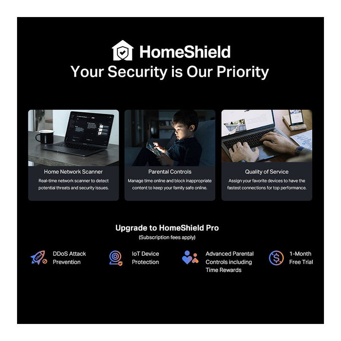 TP-Link Archer BE900 Quad-Band Wi-Fi 7 Router 24 Gbps 802.11be, 12 Antenas, Ethernet Multi-Gigabit, USB 3.2, Negro Gris, Escritorio