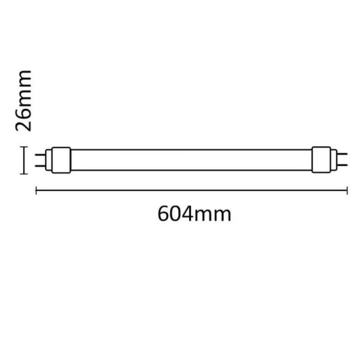 Asalite Tubo LED Vidrio G13 9W 1260Lm 4000K IP20 ASAL-0177