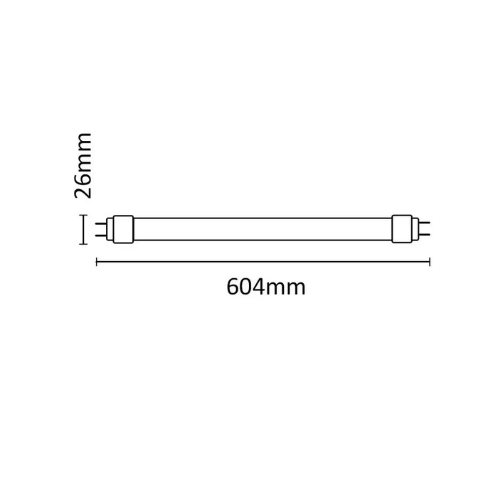 Asalite Tubo LED Vidrio G13 9W 1260Lm 4000K IP20 ASAL-0177