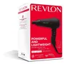 Revlon Secador de Pelo Ligero 2000W de Secado Rápido con Parrilla Cerámica Iónica