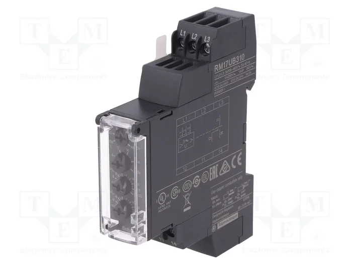 SCHNEIDER ELECTRIC Zelio Control RM17UB310 Relé de monitorización de tensión SCHNEIDER ELECTRIC Zelio Control RM17UB310 Relé de monitorización de tensión