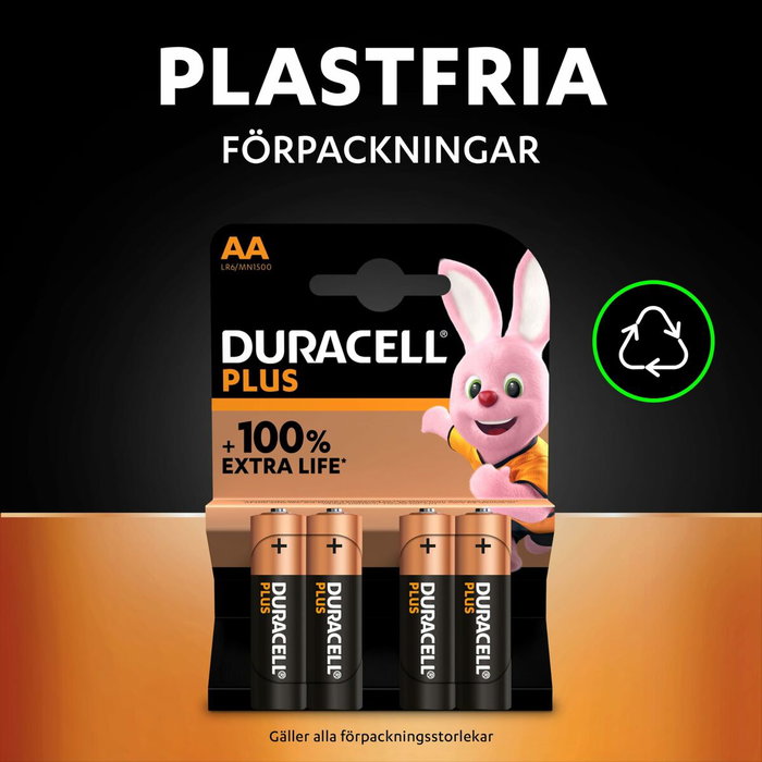 Duracell Plus Power Boost Pack de 8 pilas AA 1,5V alcalinas