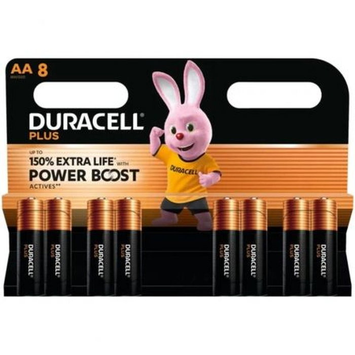 Duracell Plus Power Boost Pack de 8 pilas AA 1,5V alcalinas