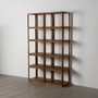 Ixia Estantería de Salón en Madera de Mango Marrón 115 x 42 x 195 cm
