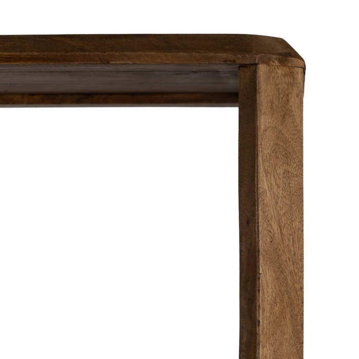 Ixia Estantería de Salón en Madera de Mango Marrón 115 x 42 x 195 cm