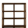 Ixia Estantería de Salón en Madera de Mango Marrón 115 x 42 x 195 cm