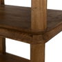 Ixia Estantería de Salón en Madera de Mango Marrón 115 x 42 x 195 cm