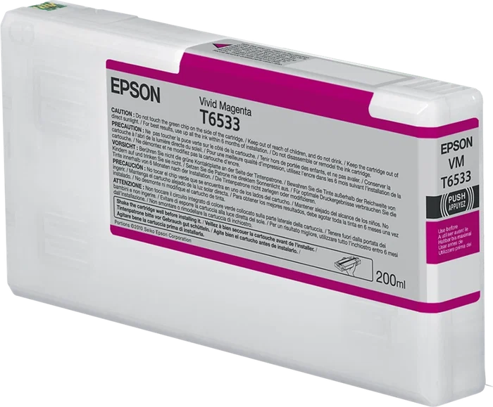 Epson Cartucho Magenta Vivo T6533 200ml Epson Cartucho Magenta Vivo T6533 200ml
