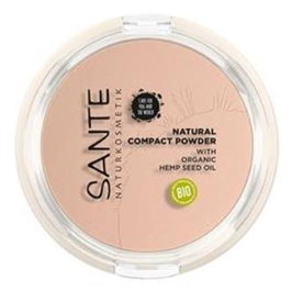 SANTE NATURKOSMETIK Maquillaje Compacto 01 Cool Ivory 9Gr