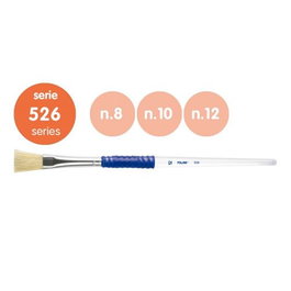 Milan BWM10464 Blíster 3 Pinceles Planos (Cerda Chungking) Mango Plástico Ergo Nº 8, 10 Y 12