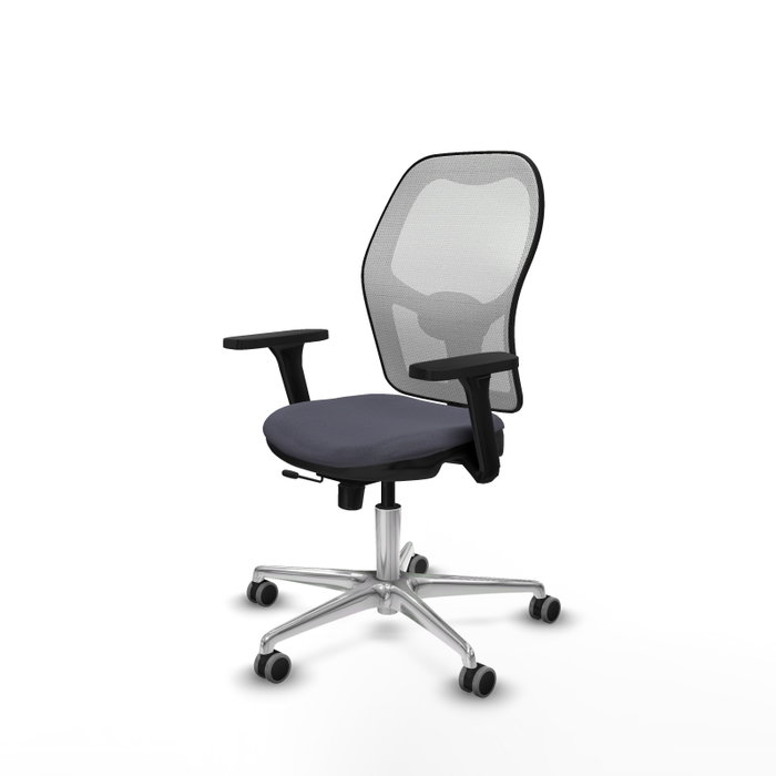 PIQUERAS Y CRESPO Silla de oficina Jorquera Gris oscuro/Blanco