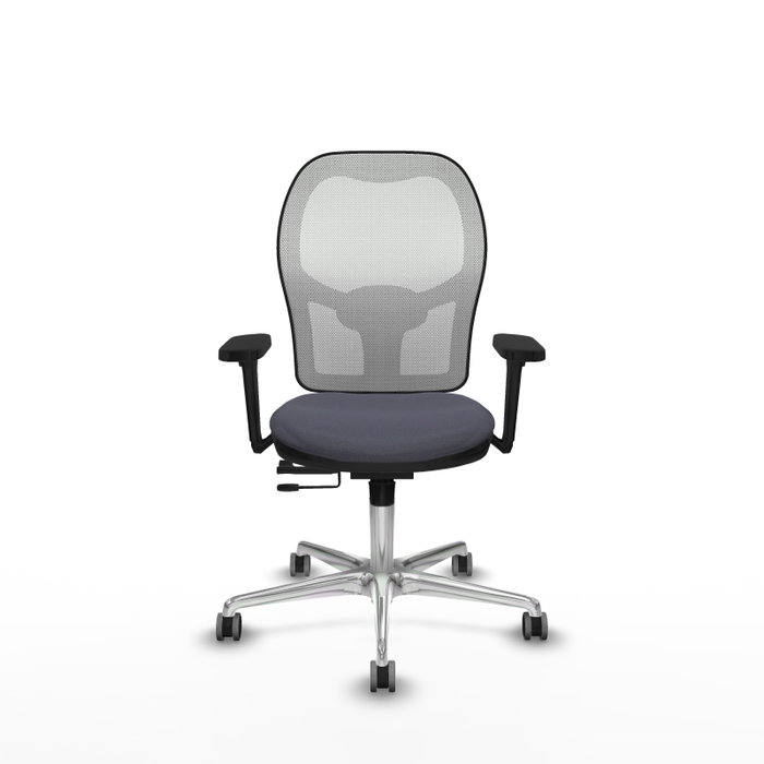 PIQUERAS Y CRESPO Silla de oficina Jorquera Gris oscuro/Blanco