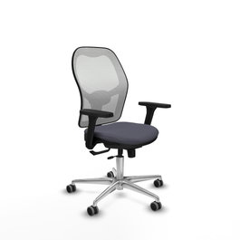 PIQUERAS Y CRESPO Silla de oficina Jorquera Gris oscuro/Blanco