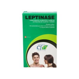 CFN Lepnase Leptinase 45Cap. Suplemento con extractos y cromo para el metabolismo de macronutrientes