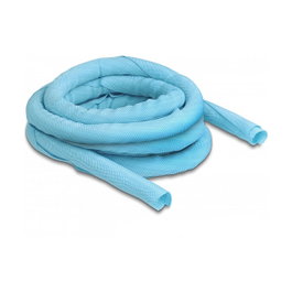 DeLOCK Manga tejida de cierre automático resistente al calor azul 5 m x 16 mm