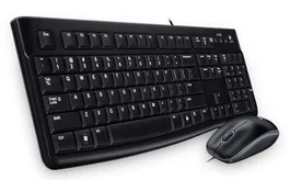 Logitech Desktop MK120 Teclado y Ratón USB QWERTZ Eslovaco Negro