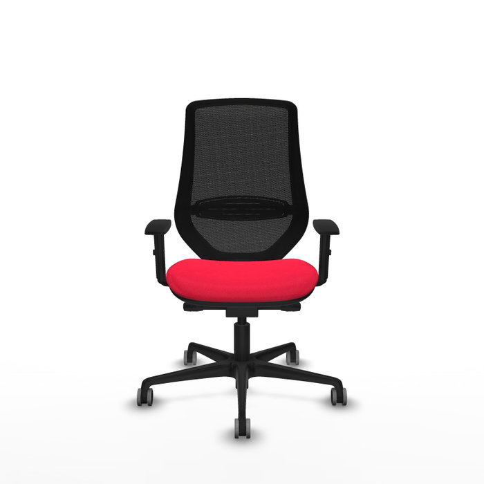 PIQUERAS Y CRESPO Silla de oficina Mardos Rojo/Negro con mecanismo Sincro/Traslack PIQUERAS Y CRESPO Silla de oficina Mardos Rojo/Negro con mecanismo Sincro/Traslack