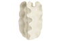 DKD Home Decor Jarron Shabby de Resina, Color Crudo, 50 cm de Alto x 26 cm de Ancho, Impermeable (Waterproof)