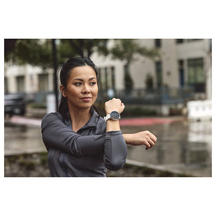 Amazfit Amazfit Active 3 Premium White Smartwatch HYROX-Modus, Reloj Inteligente con Pantalla AMOLED de 3,35 cm, GPS, NFC, Batería de 365 mAh, 38 g, Color Blanco y Oro