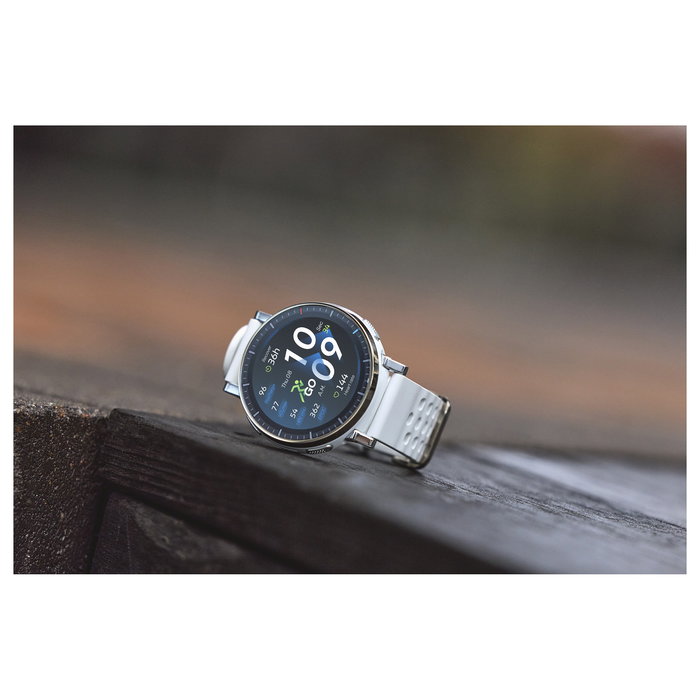 Amazfit Amazfit Active 3 Premium White Smartwatch HYROX-Modus, Reloj Inteligente con Pantalla AMOLED de 3,35 cm, GPS, NFC, Batería de 365 mAh, 38 g, Color Blanco y Oro