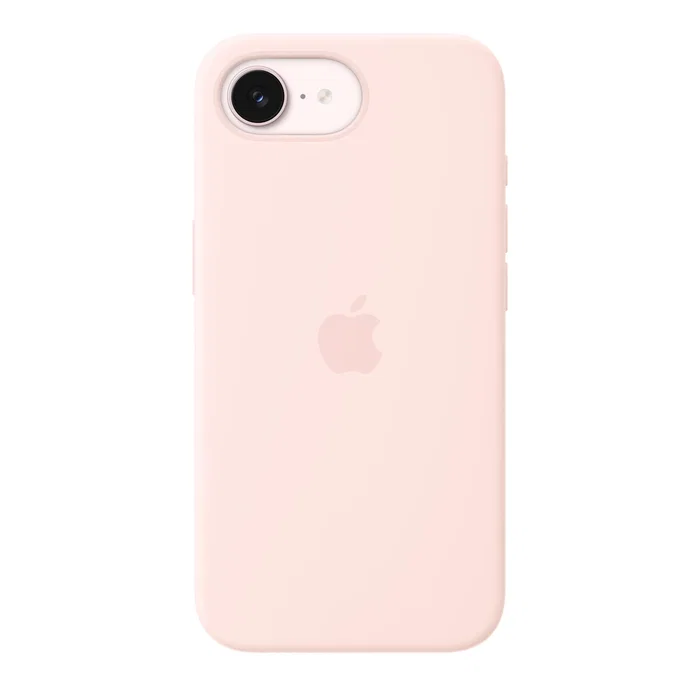 Apple Funda de silicona con MagSafe para iPhone 17e - Rosa palo Apple Funda de silicona con MagSafe para iPhone 17e - Rosa palo