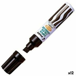Pilot Rotulador Permanente SCA-6600 Negro (Set de 12)