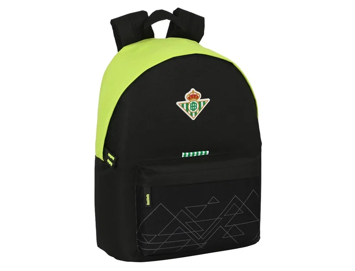 Safta Mochila para Portátil 14,1 Pulgadas Real Betis Balompié Negra y Verde Lima Safta Mochila para Portátil 14,1 Pulgadas Real Betis Balompié Negra y Verde Lima
