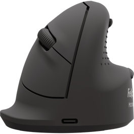 Fellowes Ratón Ergonómico Vertical Breytal Plus+ Talla L Diestros 100143582, Conectividad 3 en 1, Protección Microban, Láser Precisión 400-2400ppp