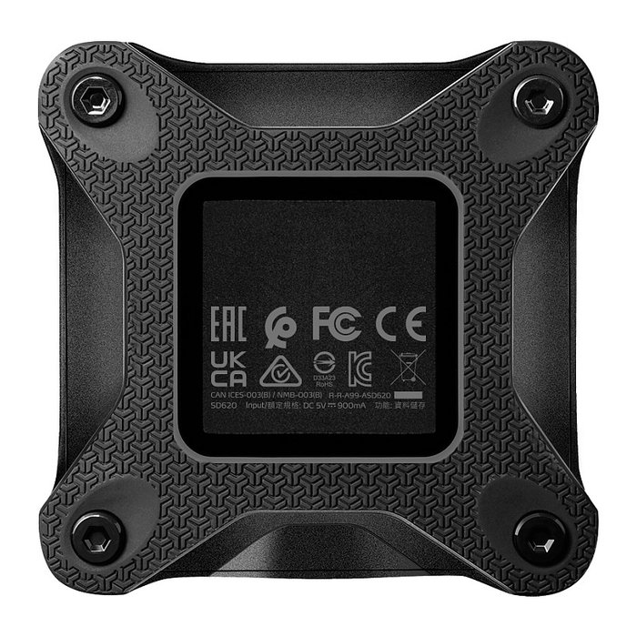 ADATA SD620 Disco Duro Externo SSD 2 TB Negro Micro-USB B 3.2 Gen 2 (10 Gbit/s)