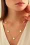 Heliophilia Silver Collar de Latón con Circonio Blanco Brillante 45 cm