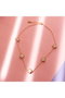Heliophilia Silver Collar de Latón con Circonio Blanco Brillante 45 cm