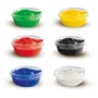 Ses Creative SES8710341003814 Gouache (6x45ml) - Seis colores: rojo, azul, blanco, negro, verde y amarillo