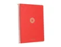 Antartik Cuaderno Espiral A4 Tapa Foam 80 Hojas 90g Cuadrícula 4mm con Margen - Color Rojo