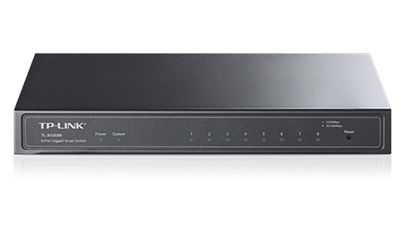 TP-Link TL-SG2008P JetStream Switch de 8 Puertos Gigabit con 4 Puertos PoE+