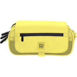 GRAFOPLAS DISEÑO Portatodo Triple con Solapa B&B Flúor Amarillo