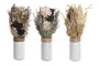 DKD Home Decor Planta Flor Seca Cristal Surtido de 3 unidades 7x7x30 cm