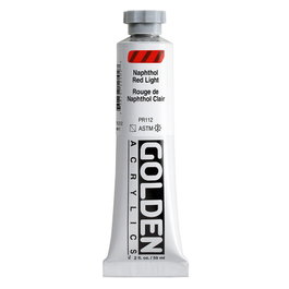 Golden Heavy Body Acrílico Rojo Naftol Claro 59 ml