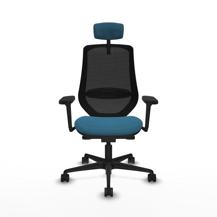 PIQUERAS Y CRESPO Silla de oficina Mardos con mecanismo Sincro/Traslack, Verde petróleo y Negro PIQUERAS Y CRESPO Silla de oficina Mardos con mecanismo Sincro/Traslack, Verde petróleo y Negro
