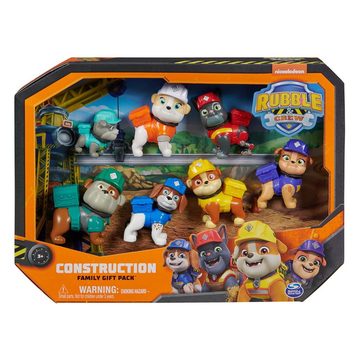 Spin Master Paw Patrol Rubble & Crew Equipo Rubble Gift Pack Figuras 6067084