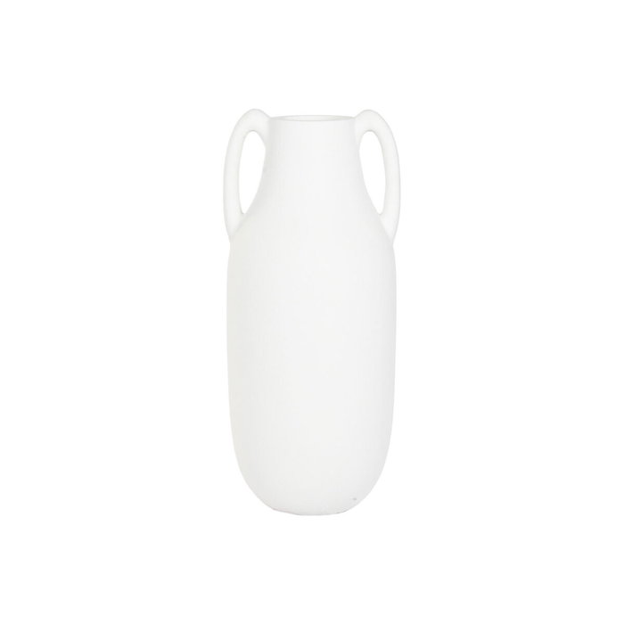 DKD Home Decor Ánfora de Fibra de Vidrio con Asas, Crudo DKD Home Decor Ánfora de Fibra de Vidrio con Asas, Crudo