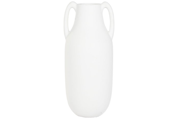 DKD Home Decor Ánfora de Fibra de Vidrio con Asas, Crudo DKD Home Decor Ánfora de Fibra de Vidrio con Asas, Crudo