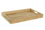 DKD Home Decor Bandeja de Bambú con Asas Natural