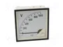 LUMEL Voltímetro analógico para panel MA19 0÷1kV