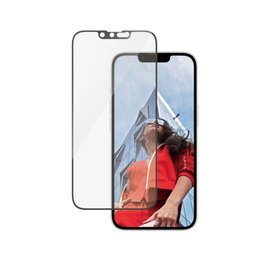 PanzerGlass Protector de Pantalla Ultra-Wide Fit para iPhone 13, 13 Pro, 14, 16e y 17e con EasyAligner