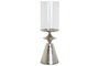 DKD Home Decor Portavela Plateado 21 x 67 x 21 cm