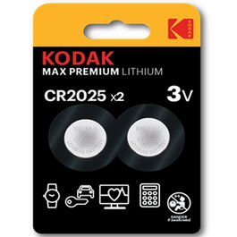 Kodak Pila Botón Litio Ultra 2025 Blister 2 Unidades