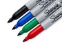 Sharpie Rotuladores Permanentes Fine, Punta Fina, 4 Unidades Colores Surtidos