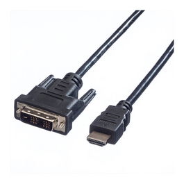 VALUE Cable DVI a HDMI 15m - Conector DVI Macho a HDMI Hembra 15 Metros Adaptador Video PC TV Monitor