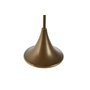 DKD Home Decor Portavelas Metal Trompeta Dorado